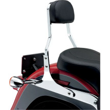 Square Sissy Bar — Chrome, 356 mm (14")
