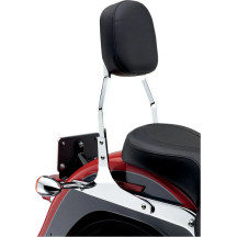 Square Sissy Bar — 432 mm (17"), Chrome