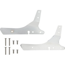 Round Sissy Bar — 17" height, 12" x 8-1/4" pad, chrome