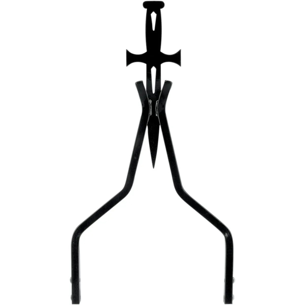 Daggertude Styled Sissy Bar Sticks — 18" (457 mm), Black