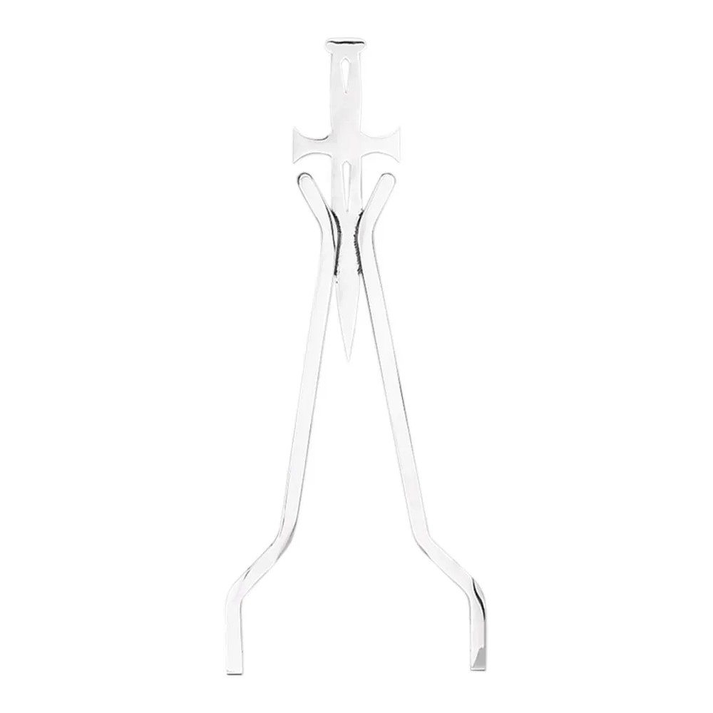 Daggertude Styled Sissy Bar Sticks — 457 mm (18"), Chrome