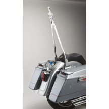 Daggertude Styled Sissy Bar Sticks — 762 mm (30"), Chrome, Fits all H-D side plates except Plug-N-Play