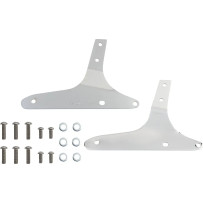 Round Sissy Bar — 17" height, 12" pad width, chrome