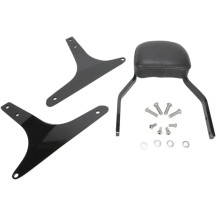 Sissy Bar cuadrado — 279 mm de altura, respaldo 127×152 mm, 152 mm de ancho, Negro
