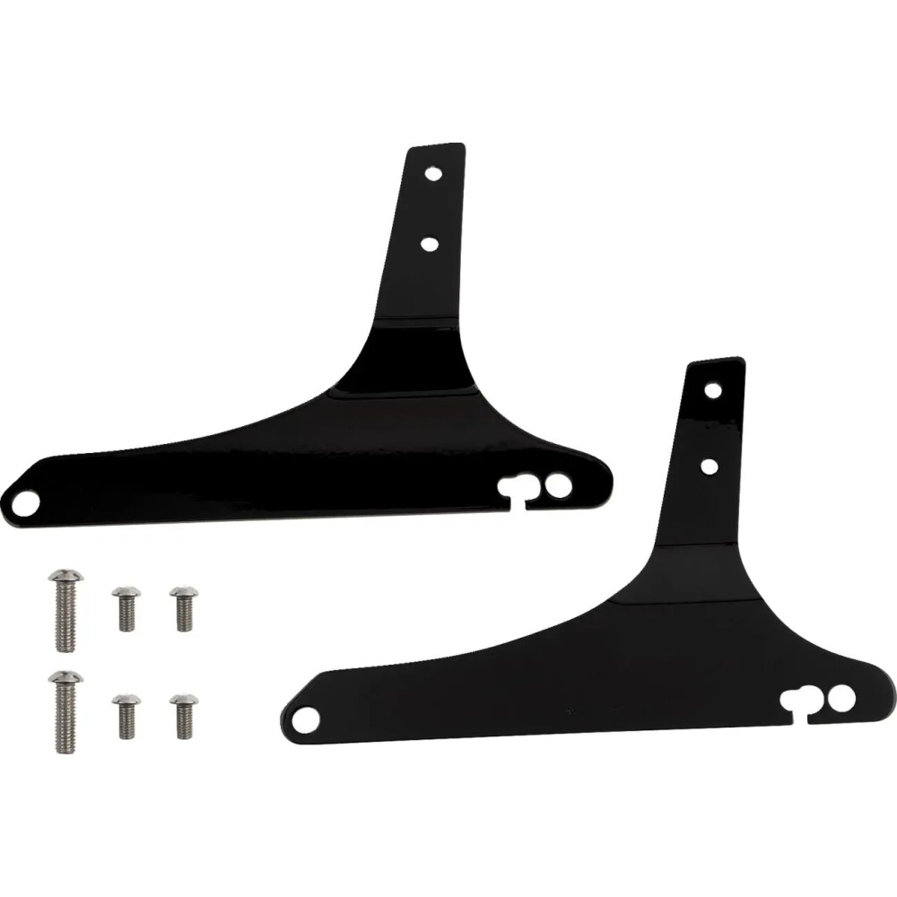 Sissy Bar cuadrado — 279 mm (11 in), 152 mm (6 in) ancho del cojín, negro