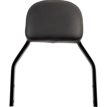 Sissy Bar cuadrado — 279 mm (11 in), 152 mm (6 in) ancho del cojín, negro