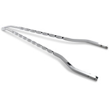 Twisted Sticks Sissy Bar — 762 mm (30"), Chrome