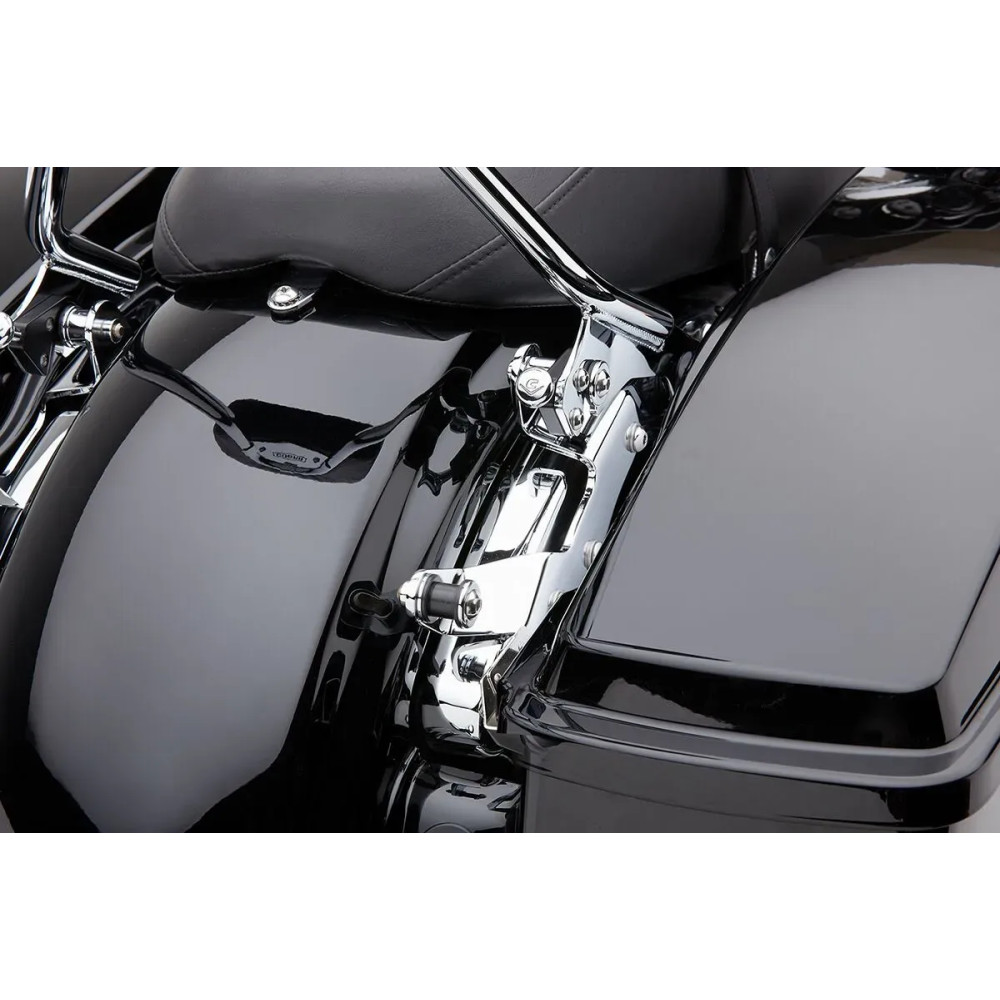 Docking Kit for Detachable Backrest — Quick-Detach sissy bar, Chrome