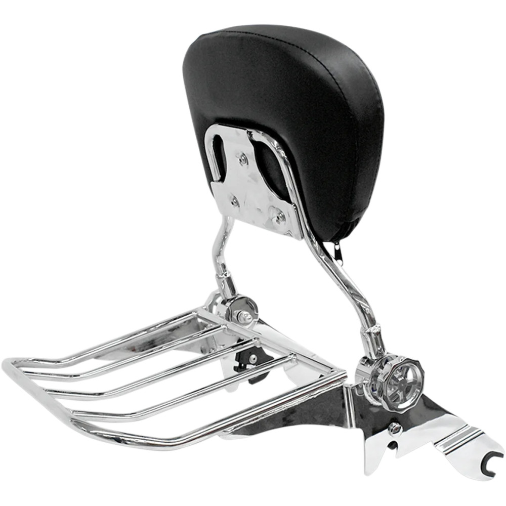 Quick Detach Backrest and Rack — 12" wide, 8" tall