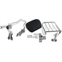 Quick Detach Backrest and Rack — 12" wide, 8" tall