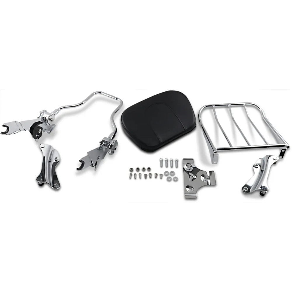 Quick Detach Backrest and Rack — 12" wide, 8" tall