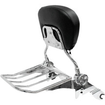 Quick Detach Backrest and Rack — 12" wide, 8" tall