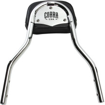 Detachable Backrest Kit — 356 mm (14 in), Fatboy, Chrome