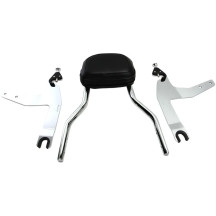 Detachable Backrest Kit — 356 mm (14 in), Fatboy, Chrome