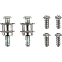 Kit de respaldo desmontable — 356 mm (14 in), cromo