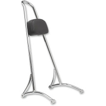 20" Tall Sissy Bar — Chrome