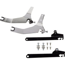 Kit de respaldo desmontable — 279 mm (11") altura, cromo