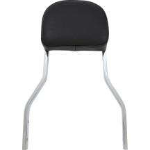 Kit de Respaldo Desmontable — 356 mm (14") de altura, almohadilla 6" An x 5" Al x 2" P, Cromo