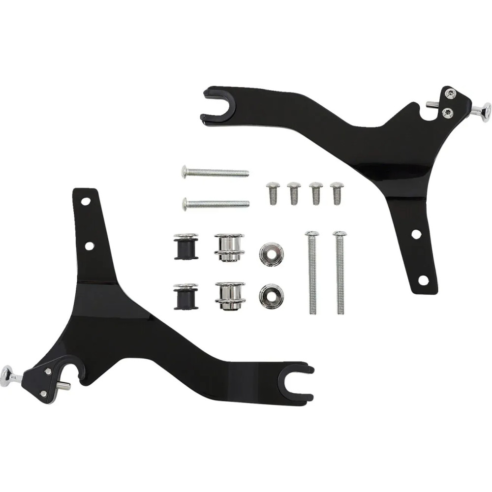 Kit de respaldo desmontable — 356 mm (14") de altura, negro