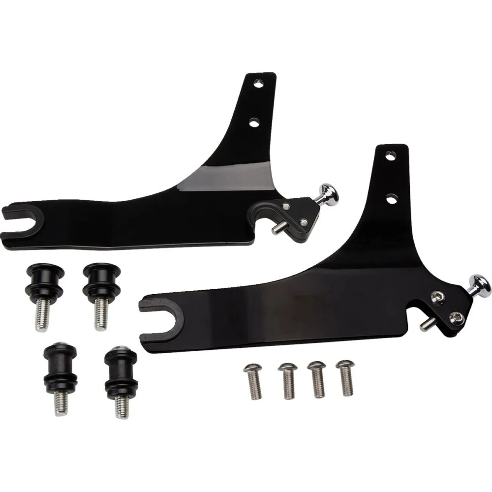 Kit de Respaldo Desmontable — 6" W × 5" H × 2" D, 356 mm (14"), Negro