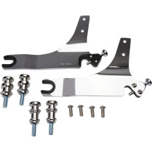 Kit de respaldo desmontable — 14" de altura, Cromo