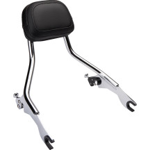 Short Detachable Backrest — 6.5" x 4.5", Chrome