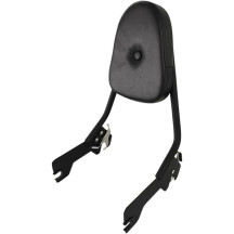 Quick-Release Backrest — 14 in height, pad 8.5 x 6.75 in, Black Matte