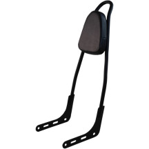 One-Piece Sissy Bar — 25" height, Black matte