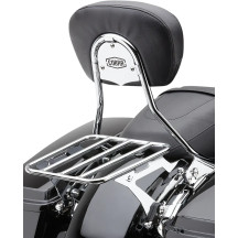 Detachable Backrest — Quick-Detach, 20 cm pad height, 28.5 cm pad width, Chrome