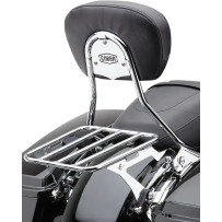 Detachable Backrest — Quick-Detach, 20 cm pad height, 28.5 cm pad width, Chrome