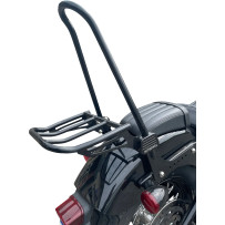 Luggage Rack for Tall One-Piece Sissy Bar — Black