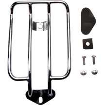 6" Solo Luggage Rack — 6" (15 cm) width, 11" (28 cm) length, Chrome