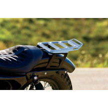 Dillinger Luggage Rack — Silver, 10 lb max