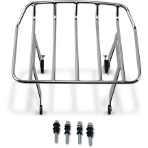 Big Ass® Detachable Solo Luggage Rack — 13" L, 18" W, chrome