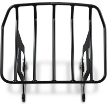 Big Ass® Detachable Luggage Rack — 14" L x 17.5" W, fits Cobra or Harley-Davidson docking kits, Black