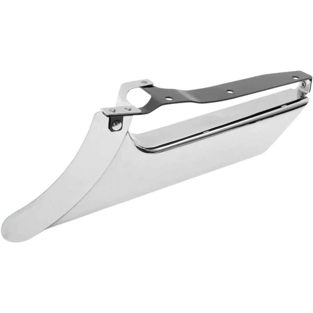 Protector de correa trasera — montaje inferior, cromado