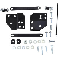 Detachable Tour Pack Rack Mounting Kit — Front, Black