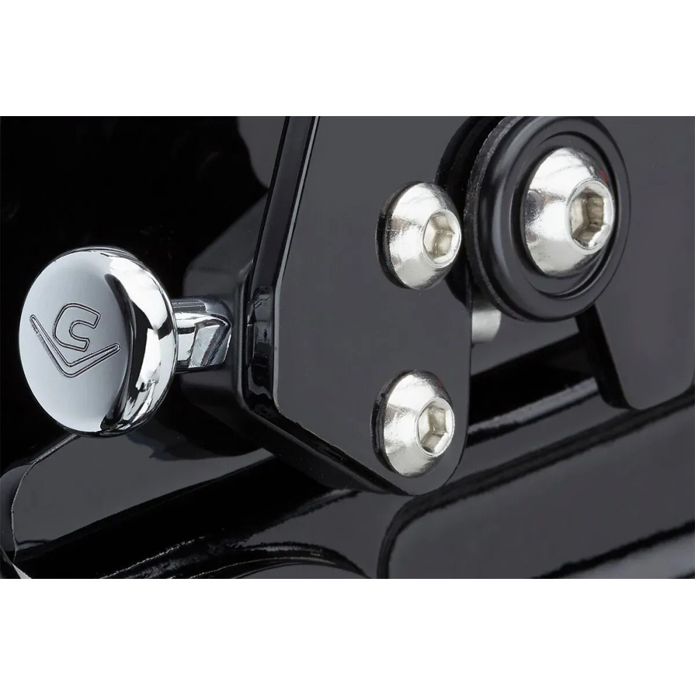 Big Ass® Detachable Luggage Rack — 14" L × 17.5" W, fits Cobra or Harley-Davidson four-point docking kit