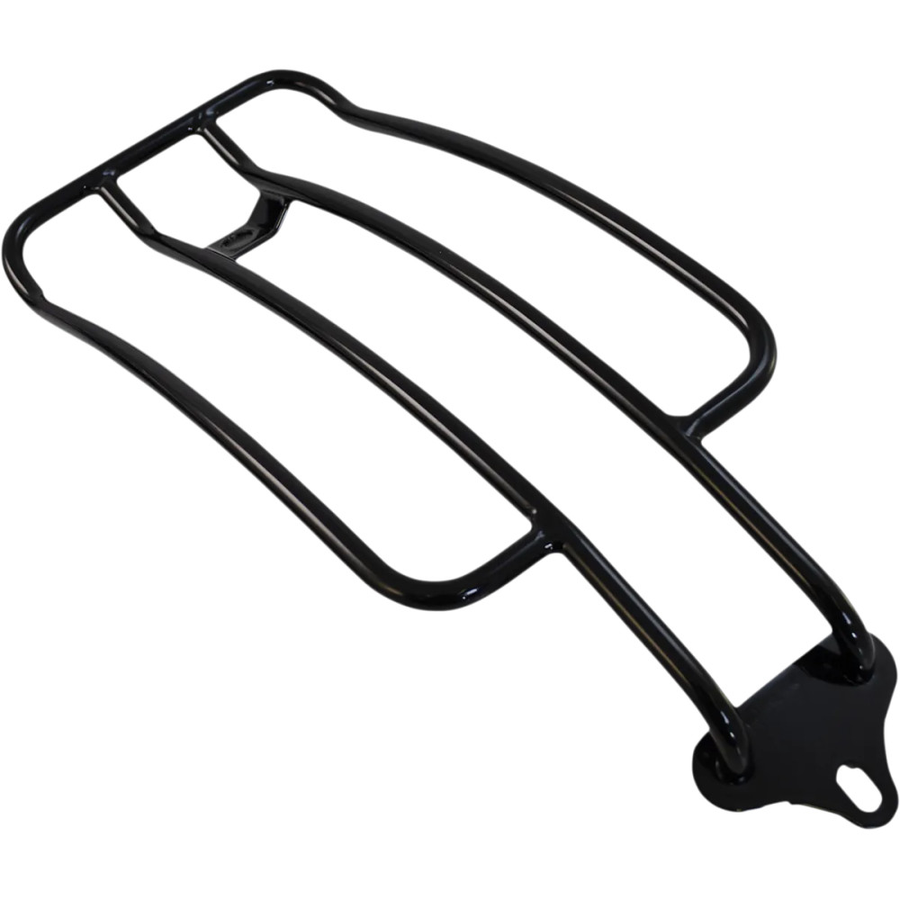 Portaequipajes individual de 6" — 15 cm (6") de ancho, 28 cm (11") de largo, Negro brillo