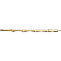 Shift Linkage Rod — 283 mm (11-1/8"), 7.9 mm stud, brass
