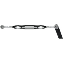 Gear Shift Linkage Rod — 298 mm (11-3/4") , Black, Chrome
