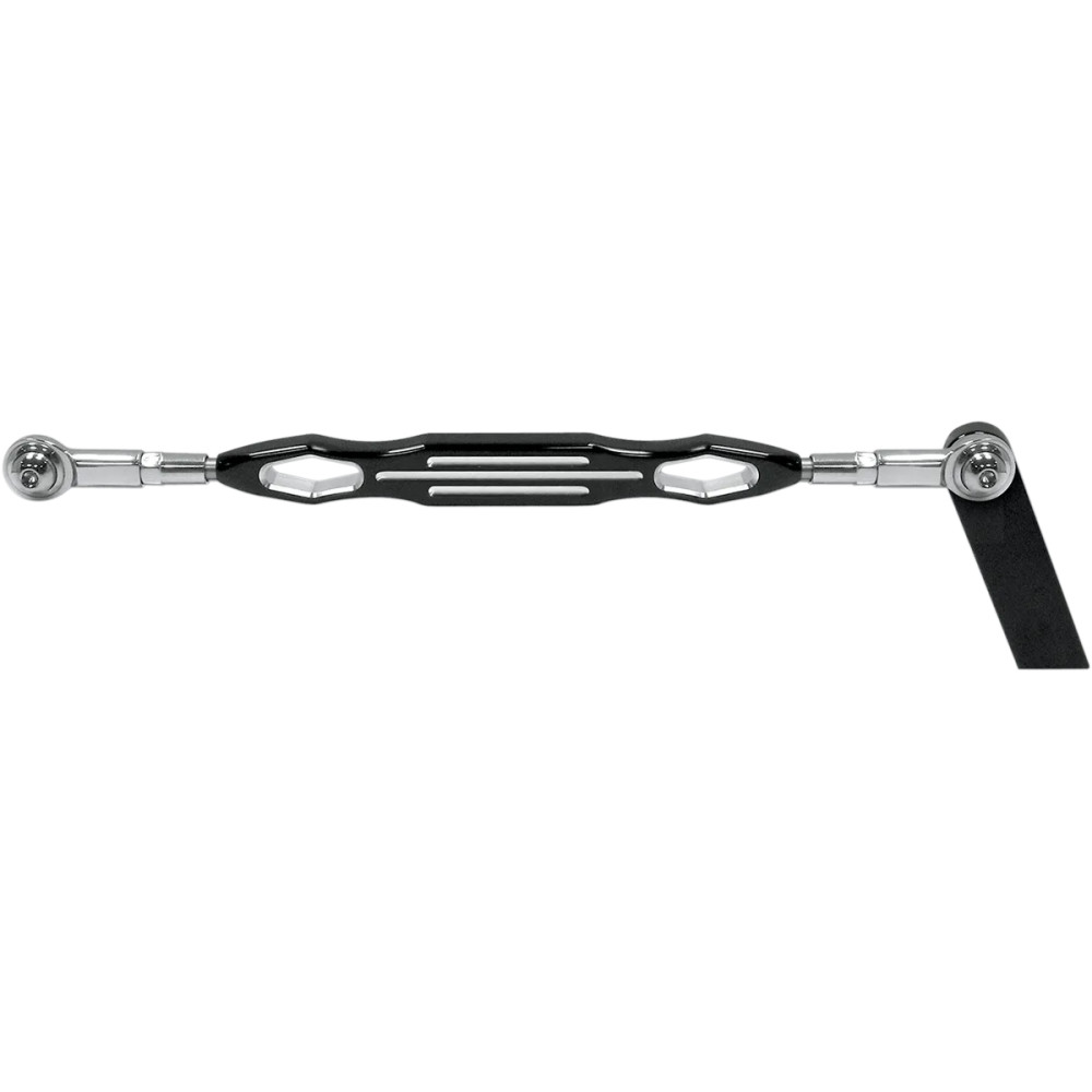 Gear Shift Linkage Rod — 298 mm (11-3/4") , Black, Chrome