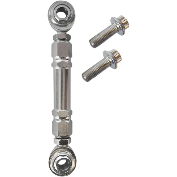 Varillaje de cambio de control medio — 111 mm (4-3/8"), controles de montaje medio, cromo