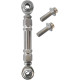 Varillaje de cambio de control medio — 111 mm (4-3/8"), controles de montaje medio, cromo
