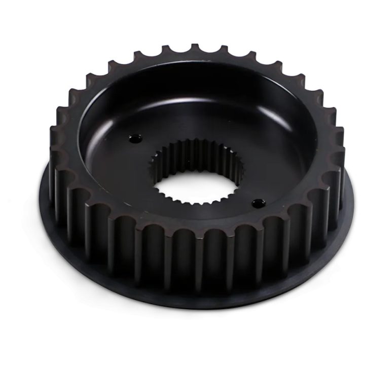 Polea — 30 dientes, Negro, montaje delantero
