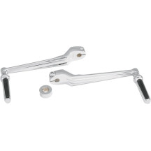 Contour Shift Lever and Spacer — Chrome finish, Fixed peg