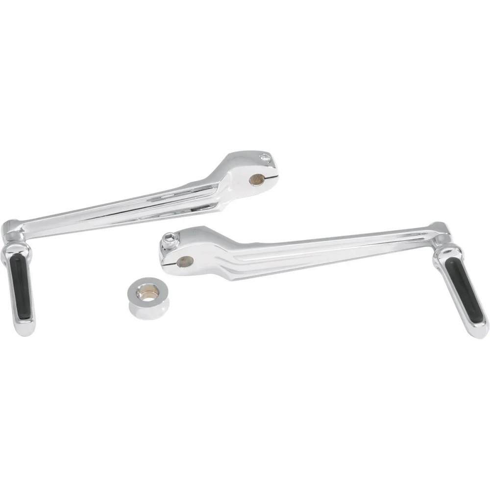 Contour Shift Lever and Spacer — Chrome finish, Fixed peg