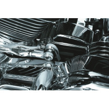 Transmission Shift Arm Cover — Chrome