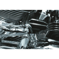 Transmission Shift Arm Cover — Chrome