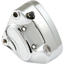 Chrome 4-Piston Brake Caliper — 4 piston, 292 mm (11-1/2"), front left